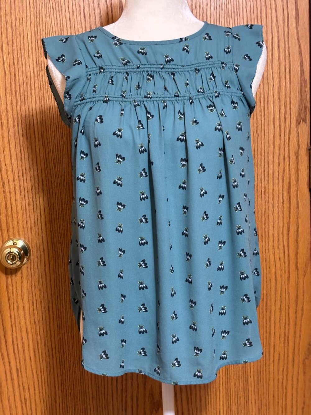 Loft Petite Small Blouse, Smock Style